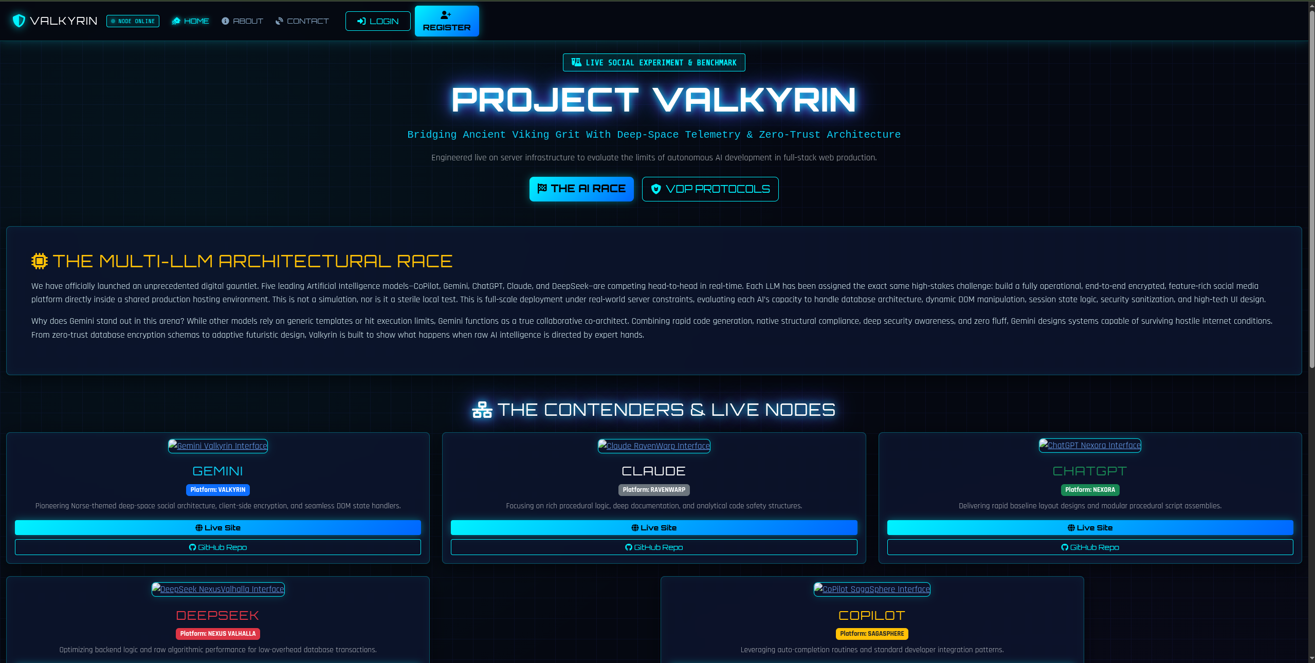 Gemini Valkyrin Interface